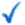 check mark